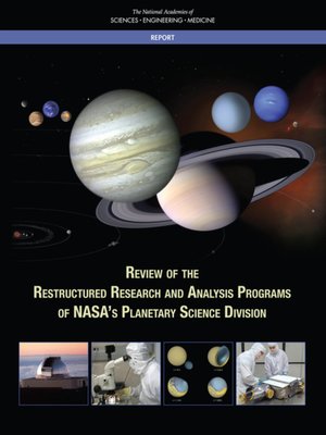 cover image of Review of the Restructured Research and Analysis Programs of NASA's Planetary Science Division